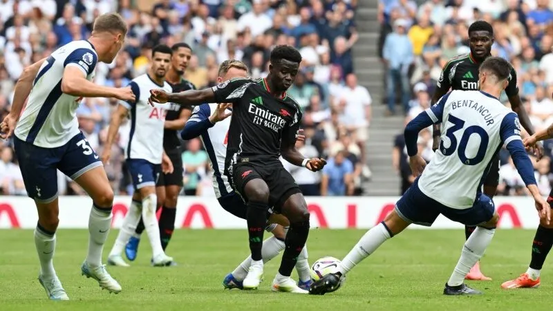 Đội hình Tottenham gặp Arsenal 02